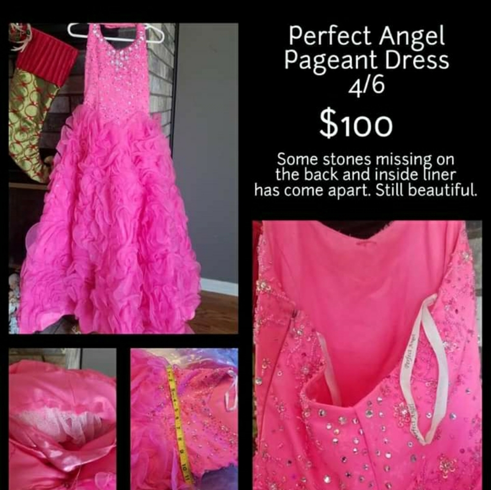Perfect Angel Pageant dress girls 4 6